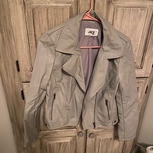 Faux Leather Jacket